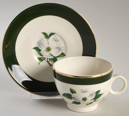 2203 Footed Cup & Saucer Set