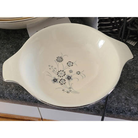 Silver Mist Lugged Soup Bowl