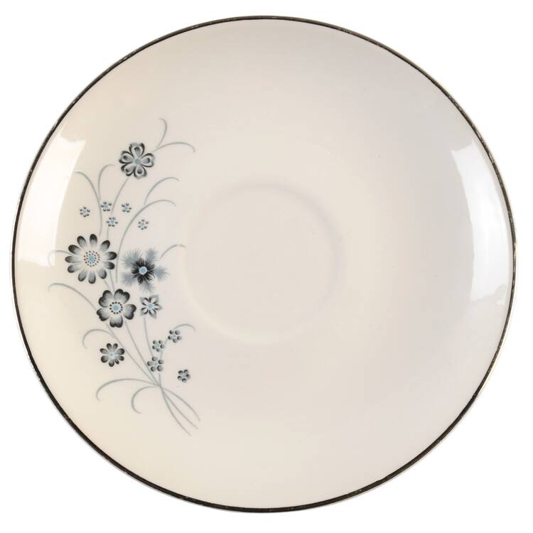 Silver Mist Saucer for Footed Cup by Taylor, Smith & Taylor (Ts&T)