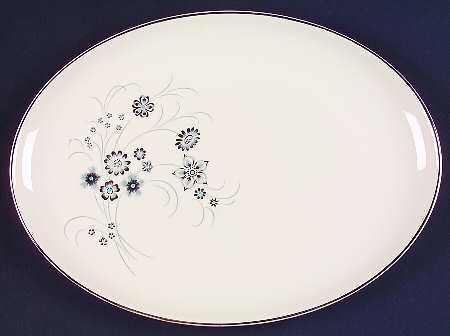 Silver Mist 11" Oval Serving Platter