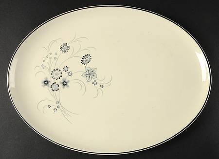 Silver Mist 13" Oval Serving Platter