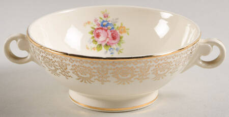 TST45 Footed Cream Soup Bowl