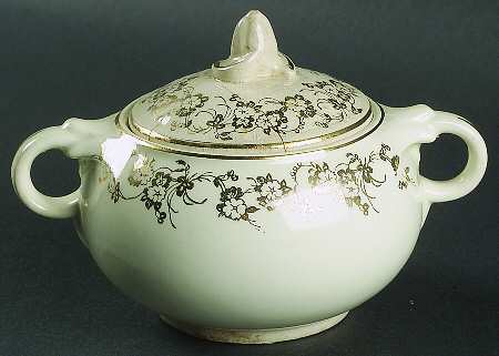 843 1-2 Sugar Bowl & Lid