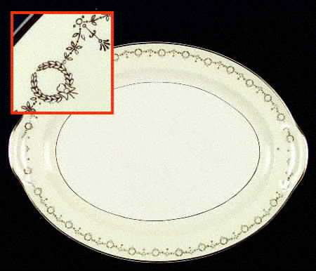 1805 13" Oval Serving Platter
