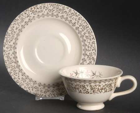 TST99 Footed Cup & Saucer Set
