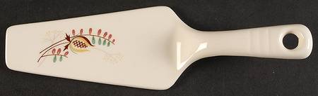 Wood Hue Solid Ceramic Pie/Cake Server