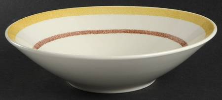 Yellow Star 8" Round Vegetable Bowl