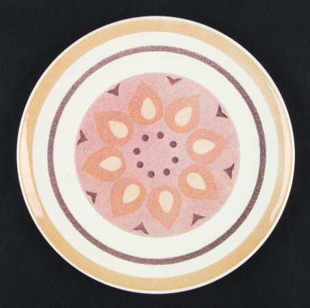 Yellow Star Dinner Plate