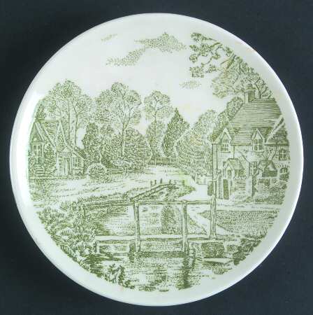 Yorkshire Green Bread & Butter Plate