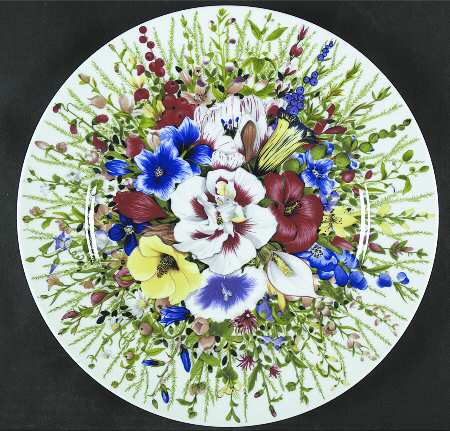 I Fiori Round Service Plate (Charger) Chop Plate