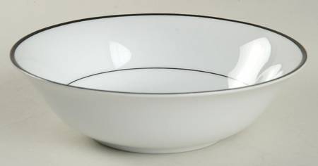 Meris Black Coupe Cereal Bowl