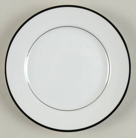 Meris Black Bread & Butter Plate