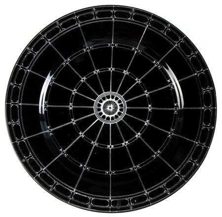 Milano Black Salad Plate