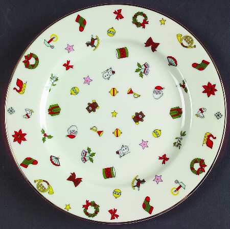Noel Salad Plate