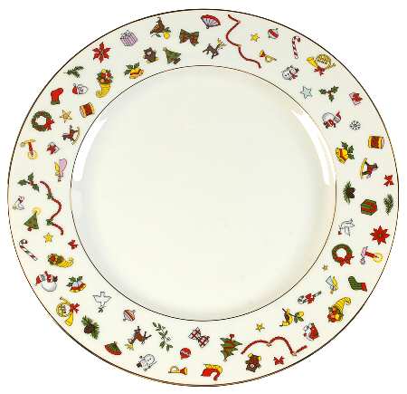 Noel Round Service Plate (Charger) Chop Plate