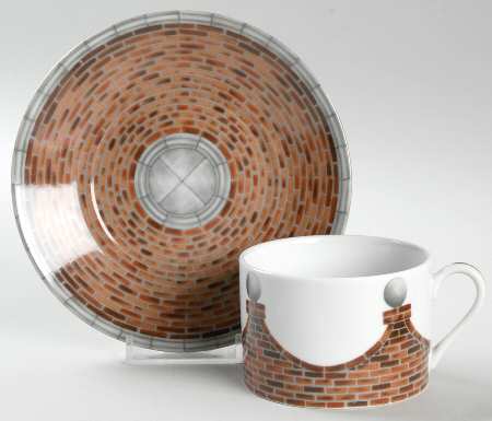 Palladio Flat Cup & Saucer Set