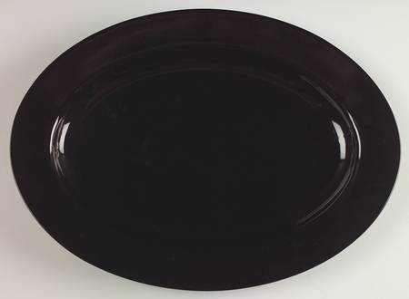 Uno Black 14" Oval Serving Platter