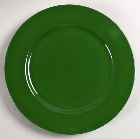 Uno Green Round Service Plate (Charger) Chop Plate