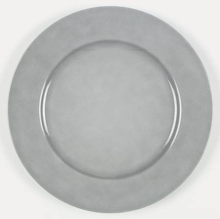 Uno Grey Round Service Plate (Charger) Chop Plate