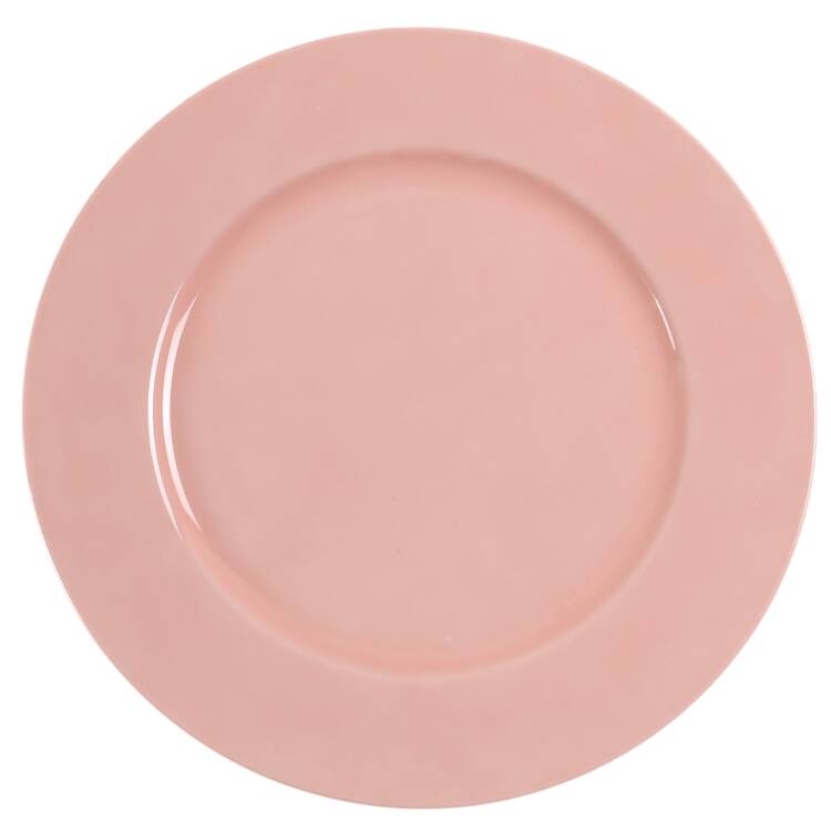 Uno Peach Round Service Plate (Charger) Chop Plate