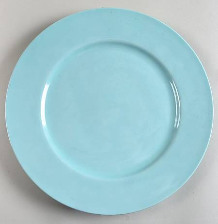 Uno Sky Blue Round Service Plate (Charger) Chop Plate