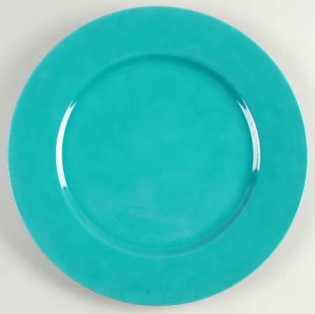 Uno Turquoise Round Service Plate (Charger) Chop Plate