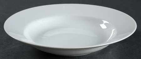 Uno White Rim Soup Bowl