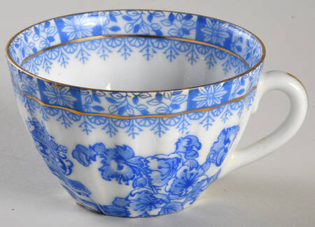 China Blau Flat Cup