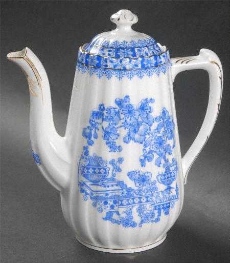 China Blau Small Coffee Pot & Lid