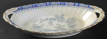 China Blau 12" Oval Vegetable Bowl