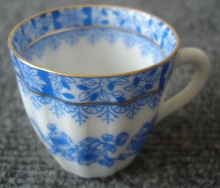 China Blau Flat Cup