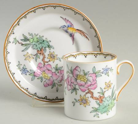 9047 Flat Demitasse Cup & Saucer Set