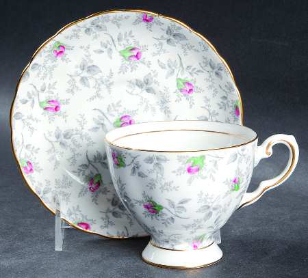 9296h Footed Cup & Saucer Set