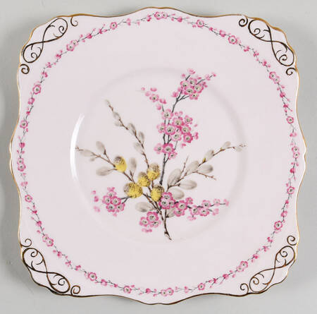 April Beauty Cookie Plate