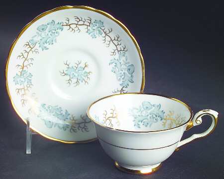 Avondale Footed Cup & Saucer Set