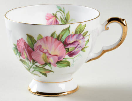 Birthday Flowers Footed Cup