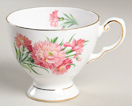 Birthday Flowers Footed Cup