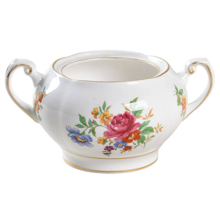 Bouquet Sugar Bowl No Lid