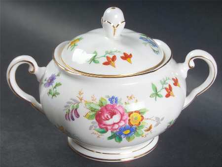Bouquet Sugar Bowl & Lid