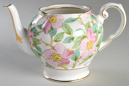 British Columbia Dogwood Teapot No Lid