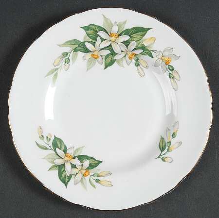 Bridal Flower (Rim Shape) Bread & Butter Plate