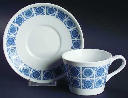 Charade Flat Cup & Saucer Set
