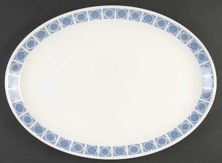 Charade 15" Oval Serving Platter
