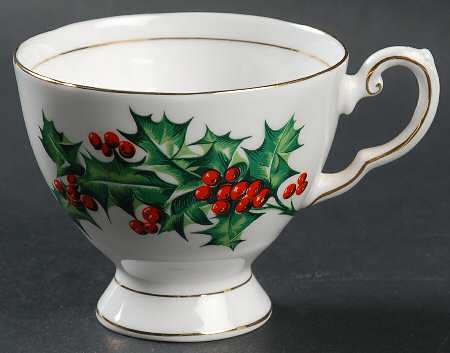 December Holly Footed Cup