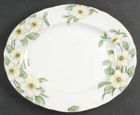 Dogwood 13" Oval Serving Platter