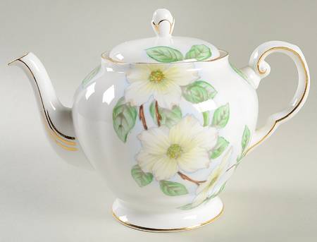 Dogwood Teapot & Lid