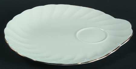 Dover (Gold Trim) Snack Plate