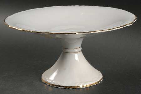 Dover (Gold Trim) Large Compote