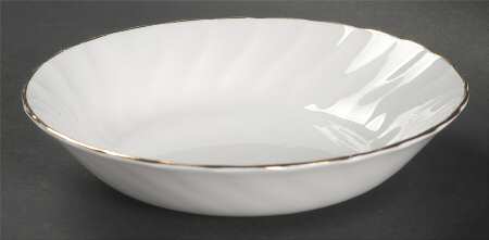 Dover (Gold Trim) Fruit/Dessert (Sauce) Bowl