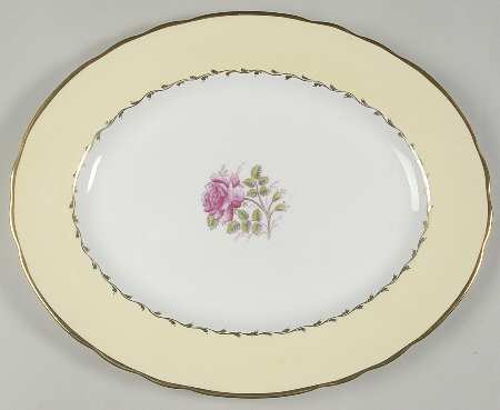 Dovedale 15" Oval Serving Platter